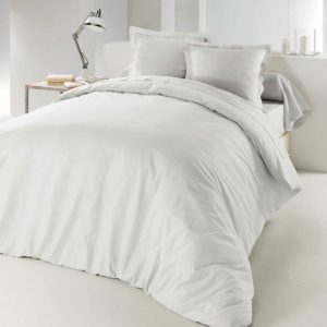 Housse de Couette Unie en Coton 57 Fils/cm2