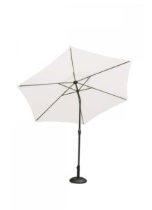 Parasol Centré et Inclinable Ø 3 m en Aluminium