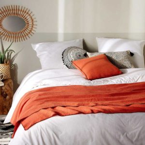 Tendance terracotta : jeté