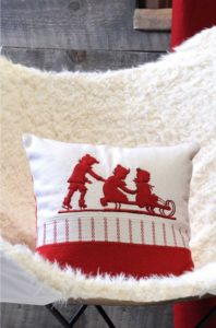 Déco Noël ; coussin