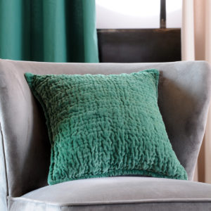 Le vert dans la deco : coussin