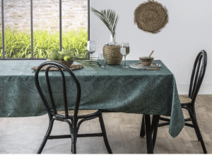 Nappe verte ambiance exotique