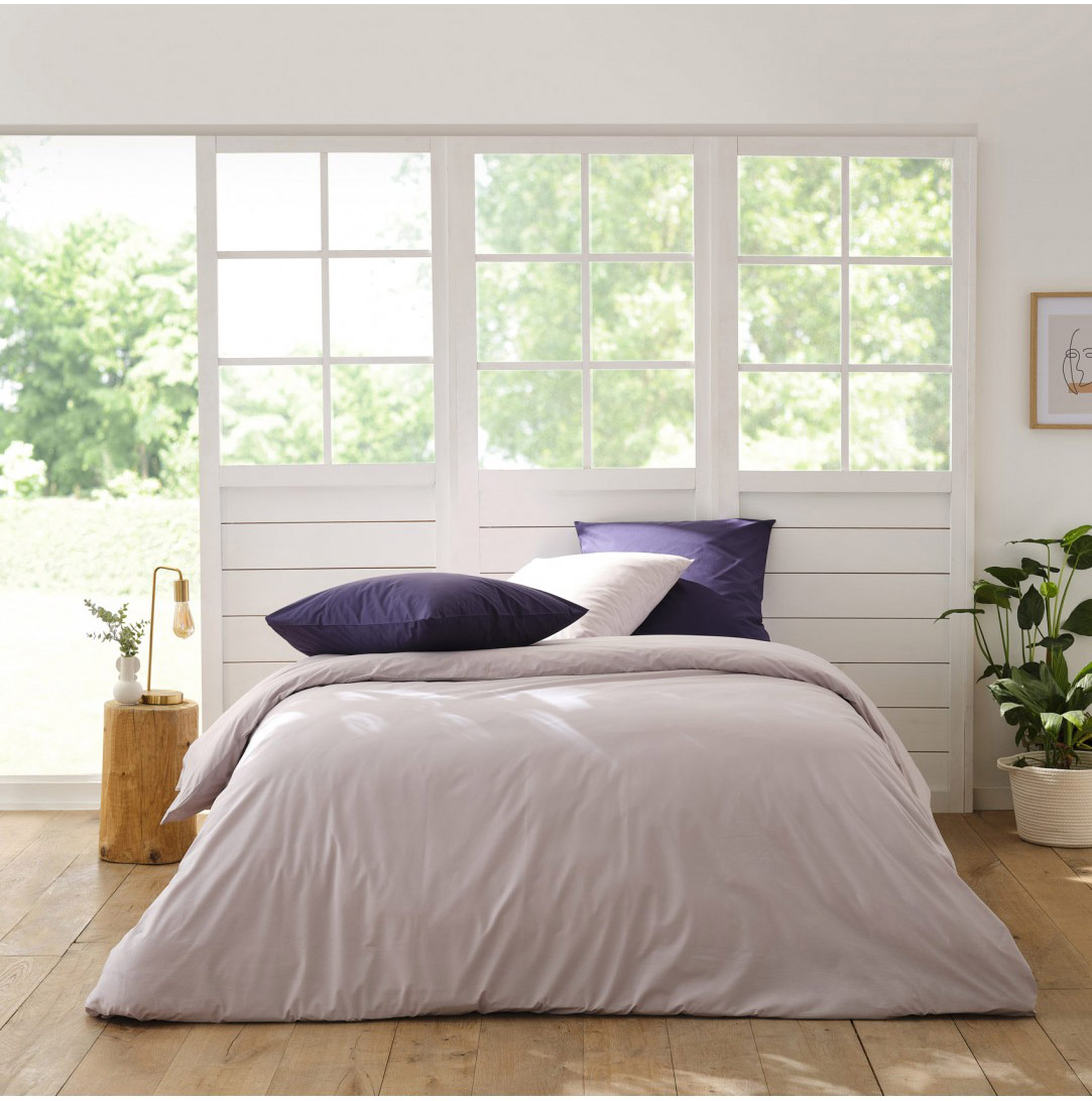 Housse de couette en percale de coton