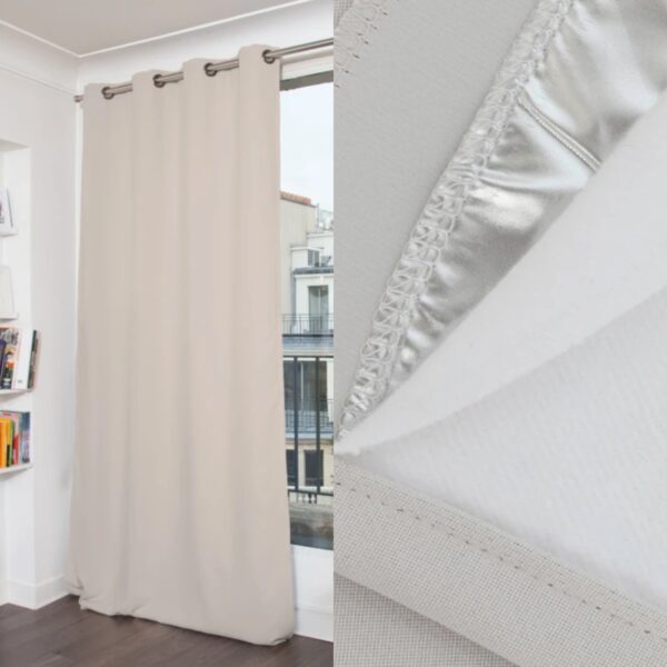 rideau grande hauteur thermique phonique occultant