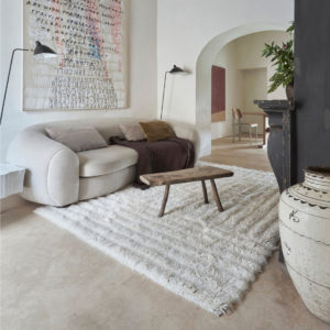 tapis doux en laine