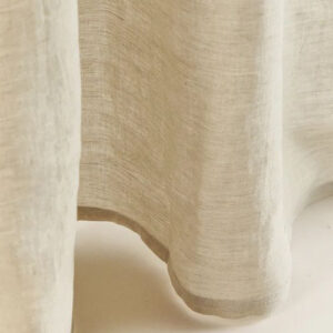 rideau en lin beige