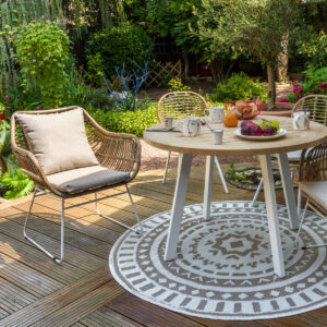 salon de jardin en rotin