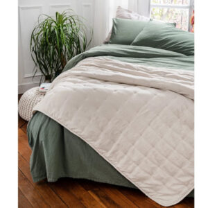 couvre lit en microfibre
