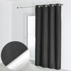 doublure thermique rideau hiver été recto noir verso argent