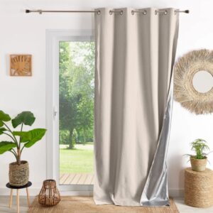 rideau thermique et occultant hiver été