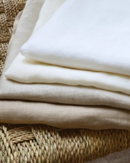 rideau voilage pour lit cabane en lin