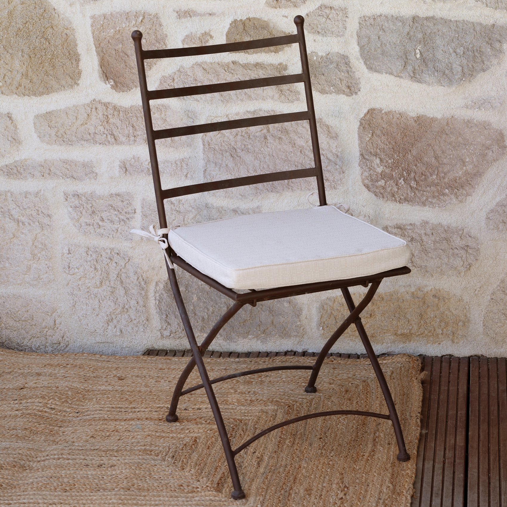 Dessus de chaise carré outdoor