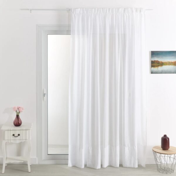 voilages blanc brode cornely