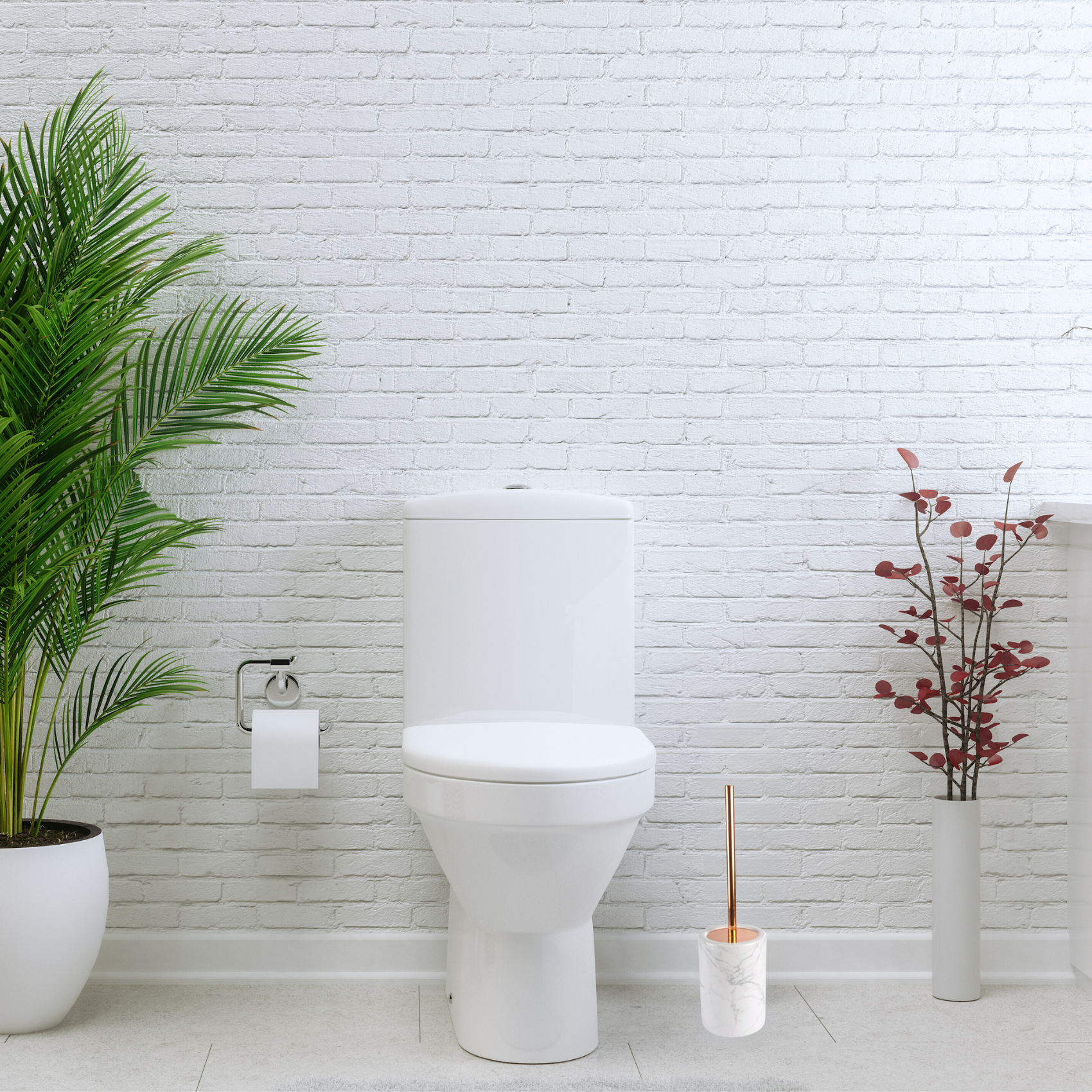 Brosse wc effet marbre — vue 4