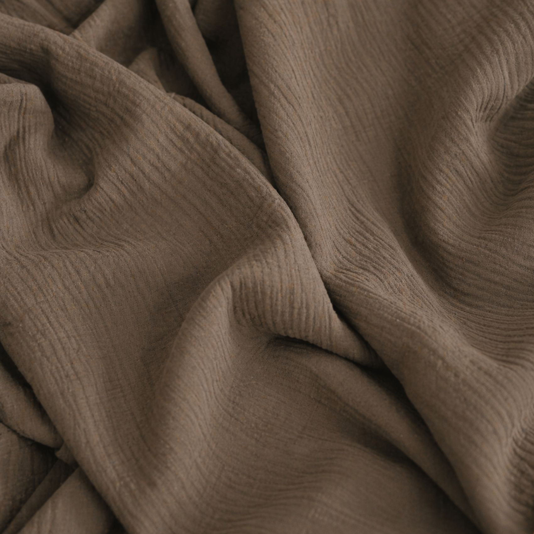 Rideau gaze de coton ajustable finition bourdon — vue 3