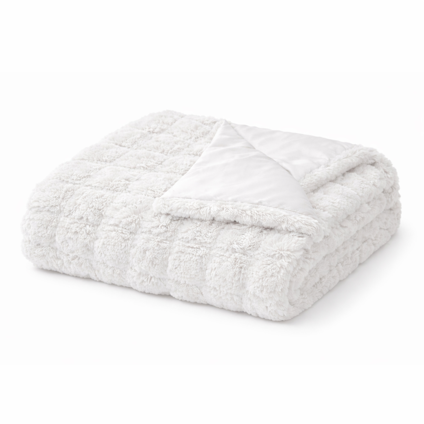 Plaid ultra doux 700 g/m² effet relief bubble