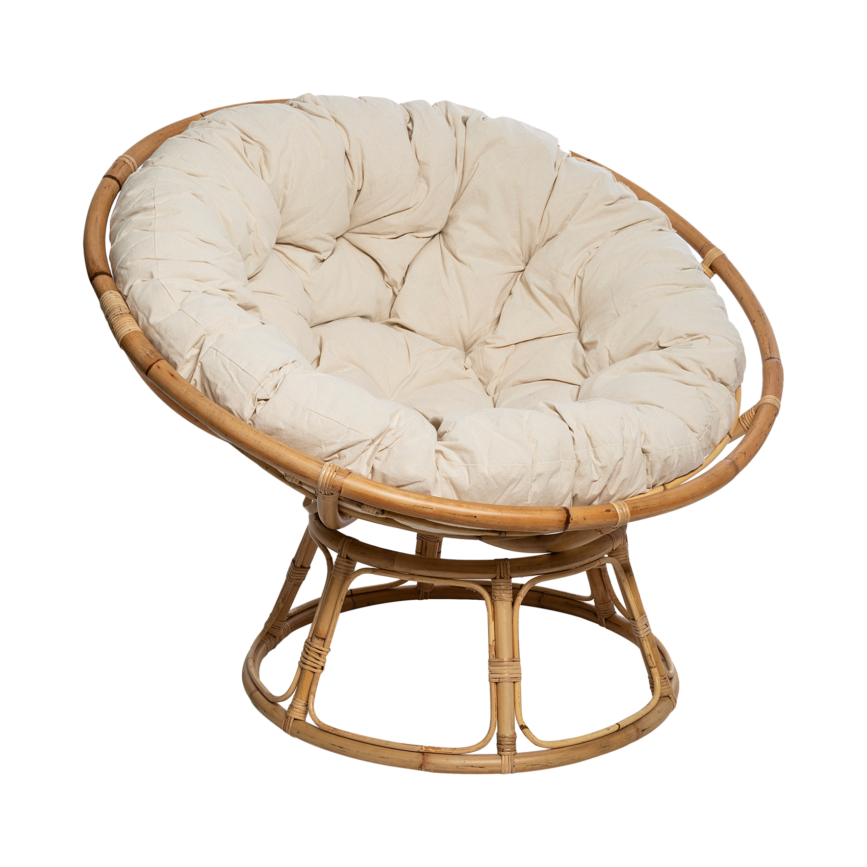 Fauteuil Papasan en rotin