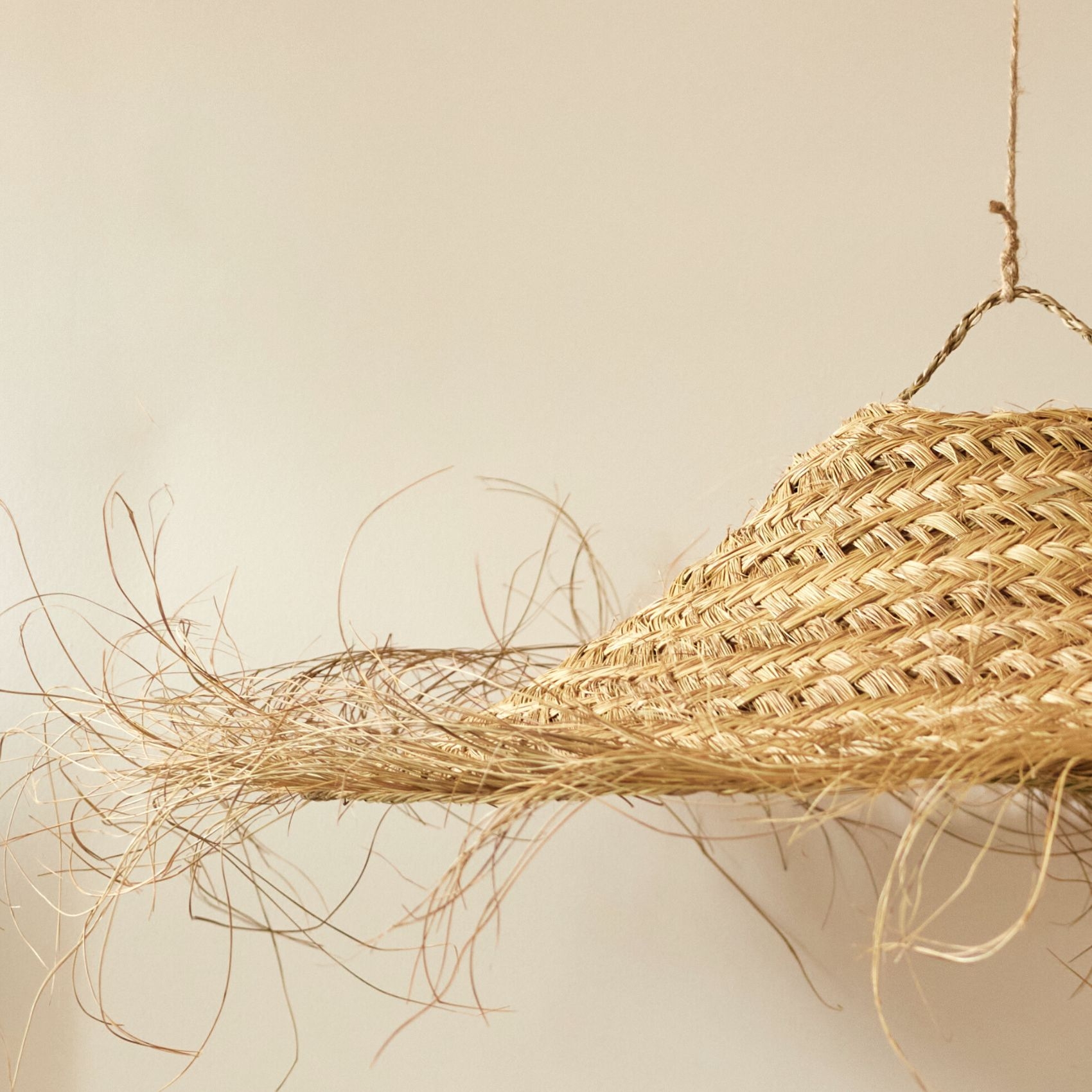 Abat-jour parasol Doum fibre de palmier — vue 3