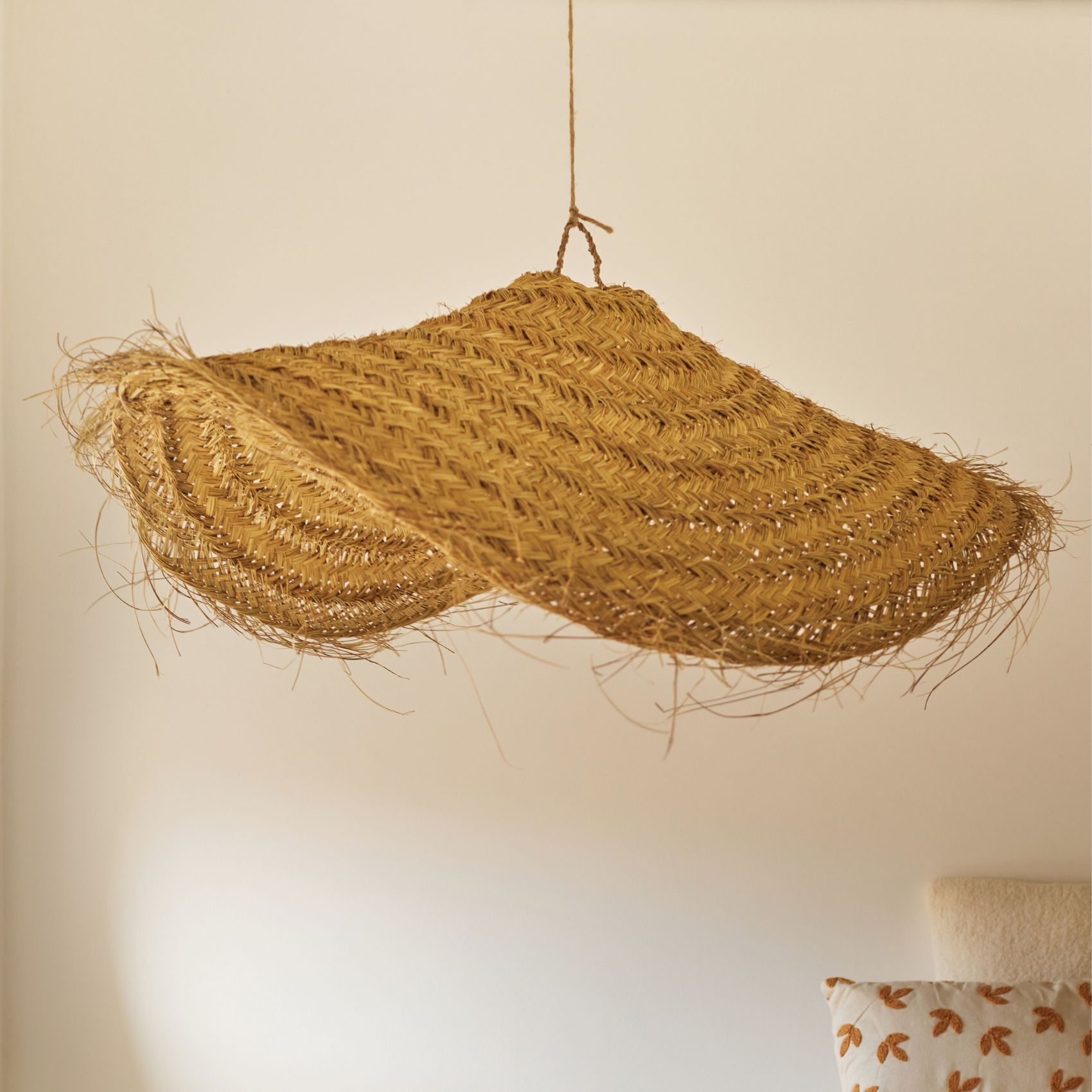 Abat-jour parasol Doum fibre de palmier — vue 6