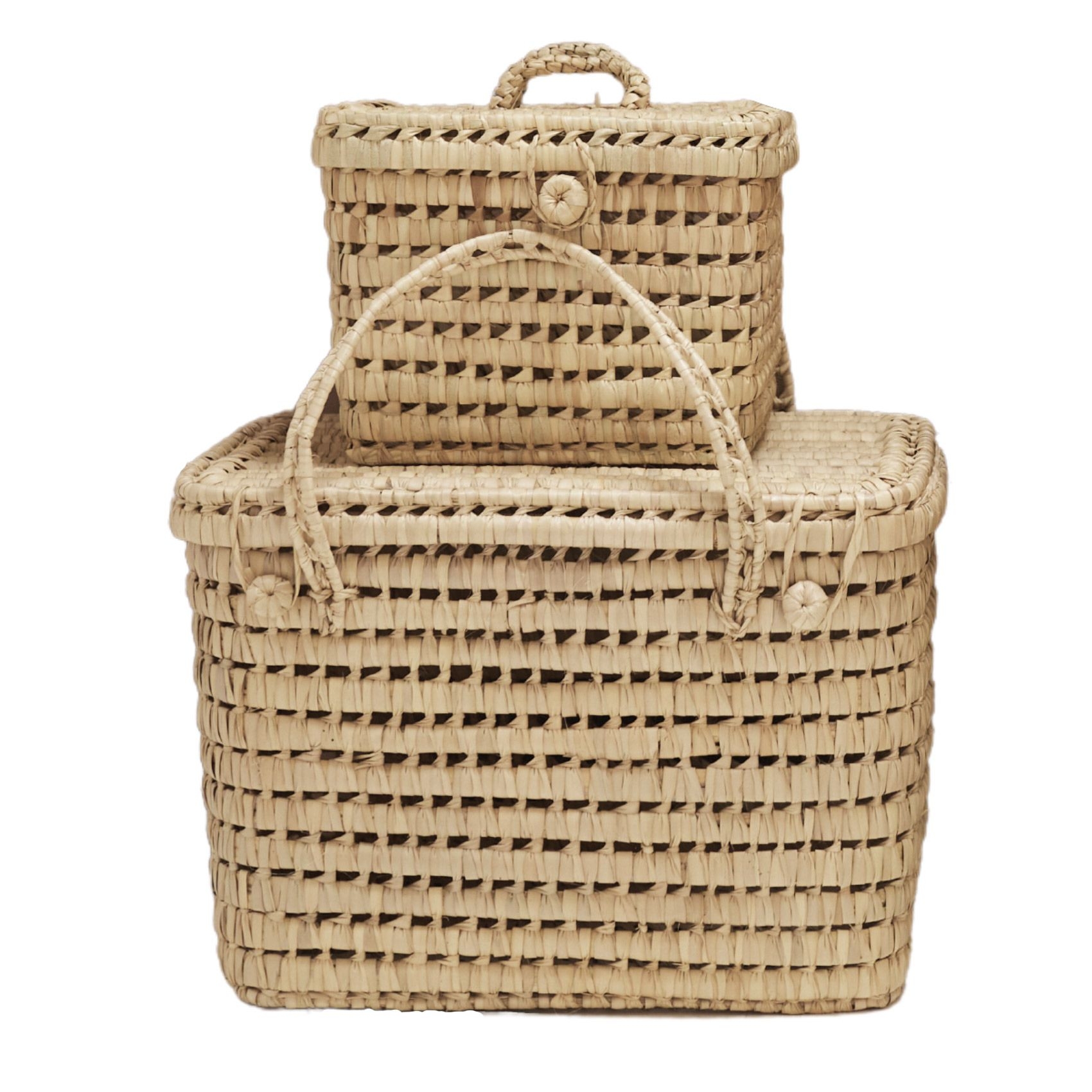 Coffre de rangement feuille de palmier — vue 3