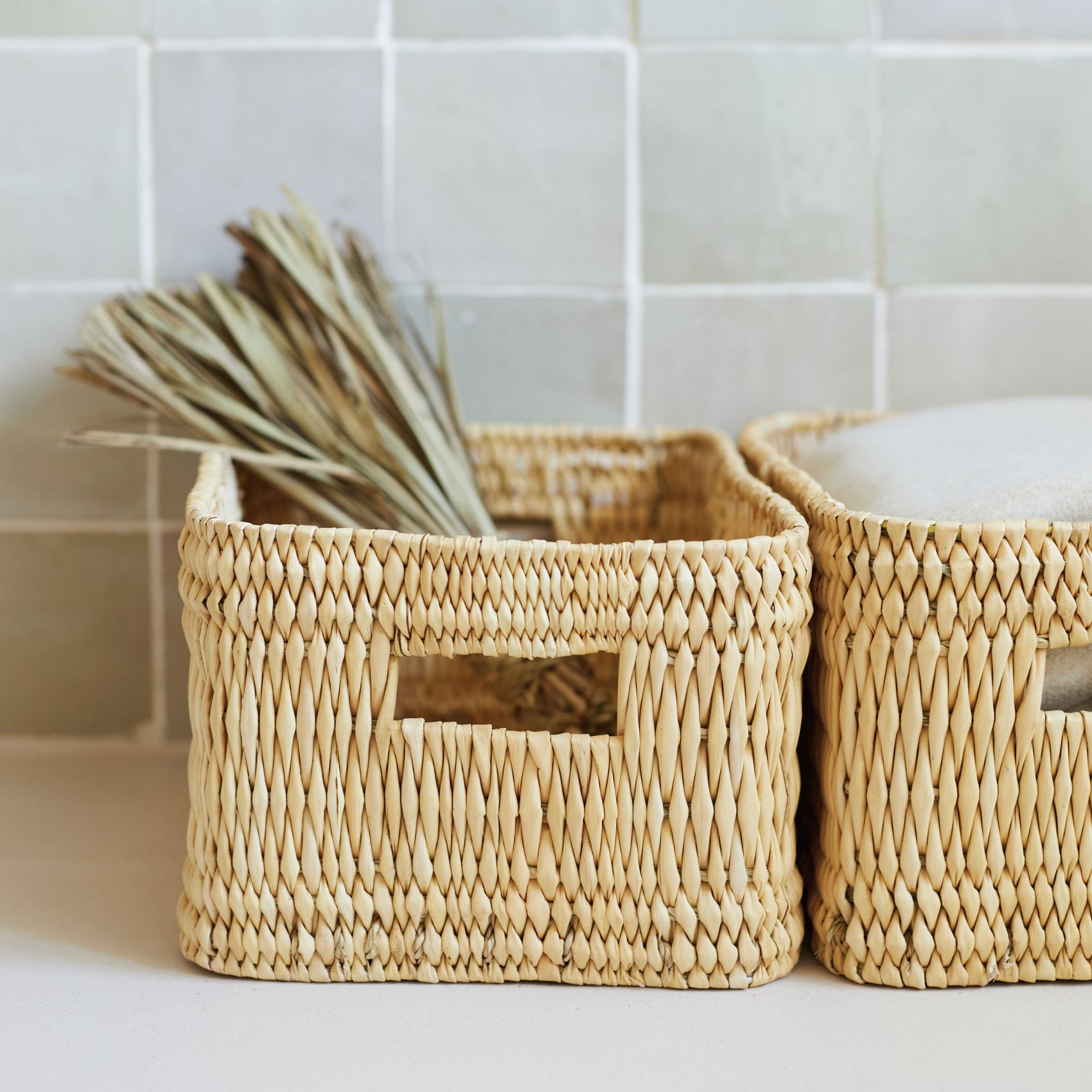Panier de rangement rectangle Hassira — vue 3