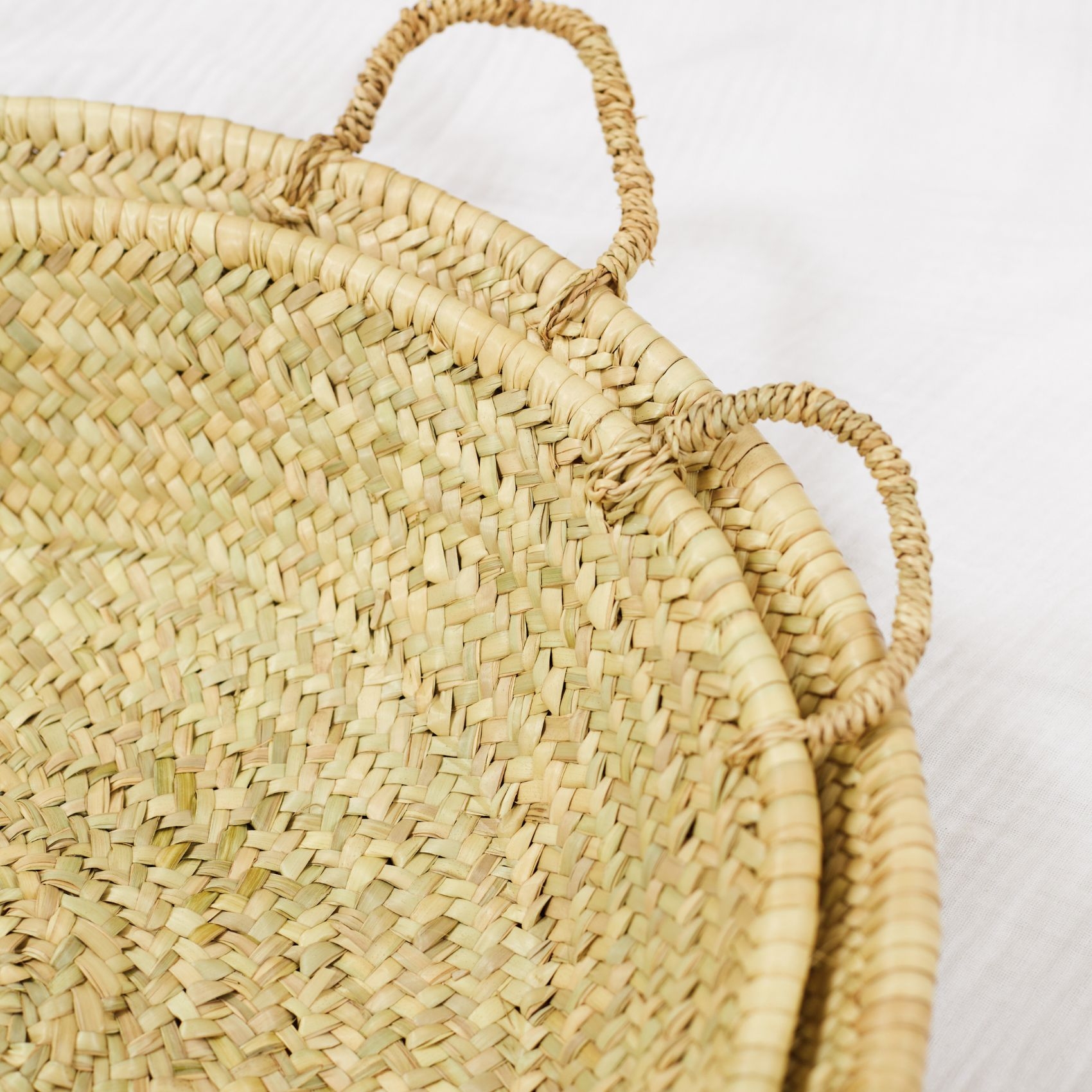 Corbeille plate avec poignées Palm — vue 3