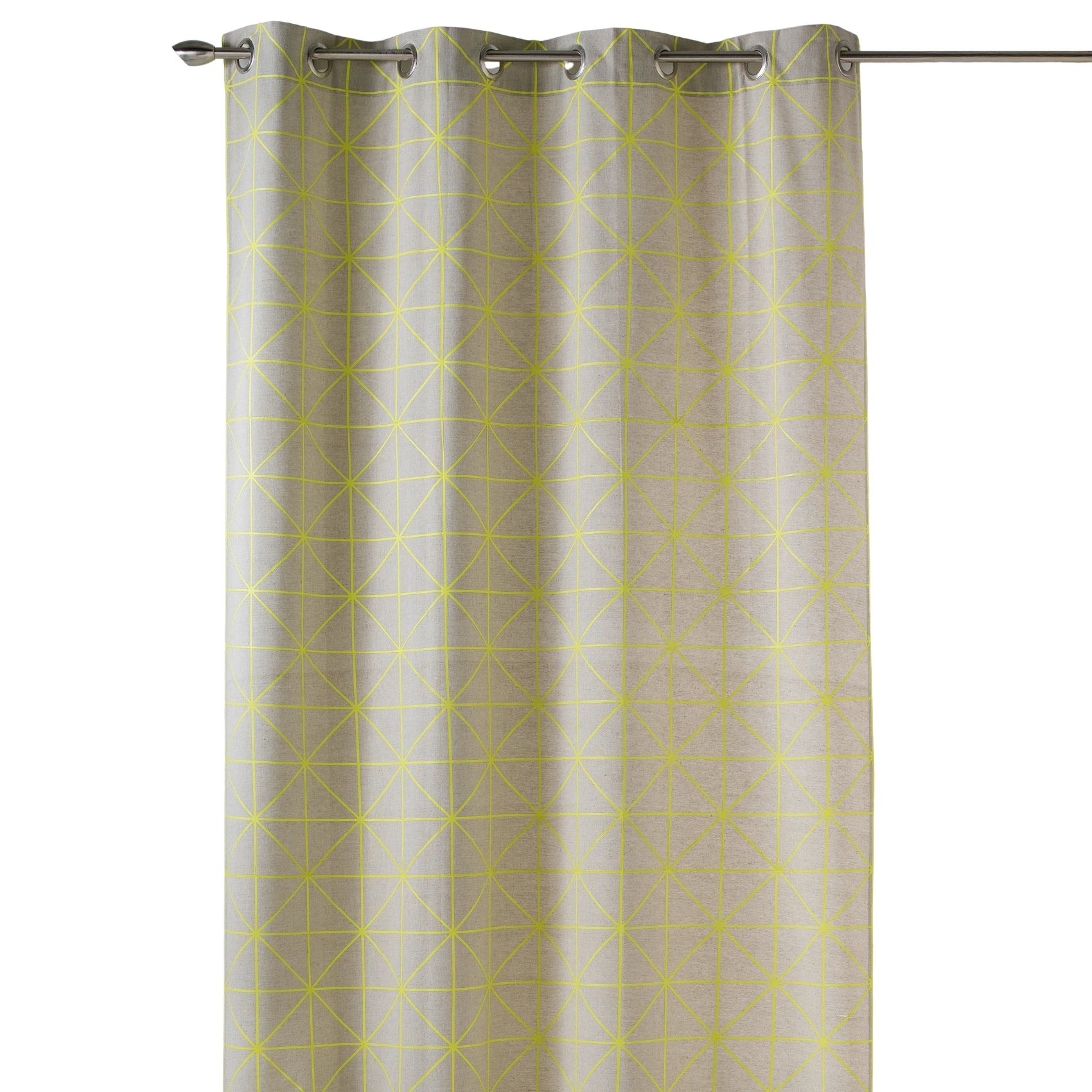 Rideau en toile de coton aux imprimés design — vue 4