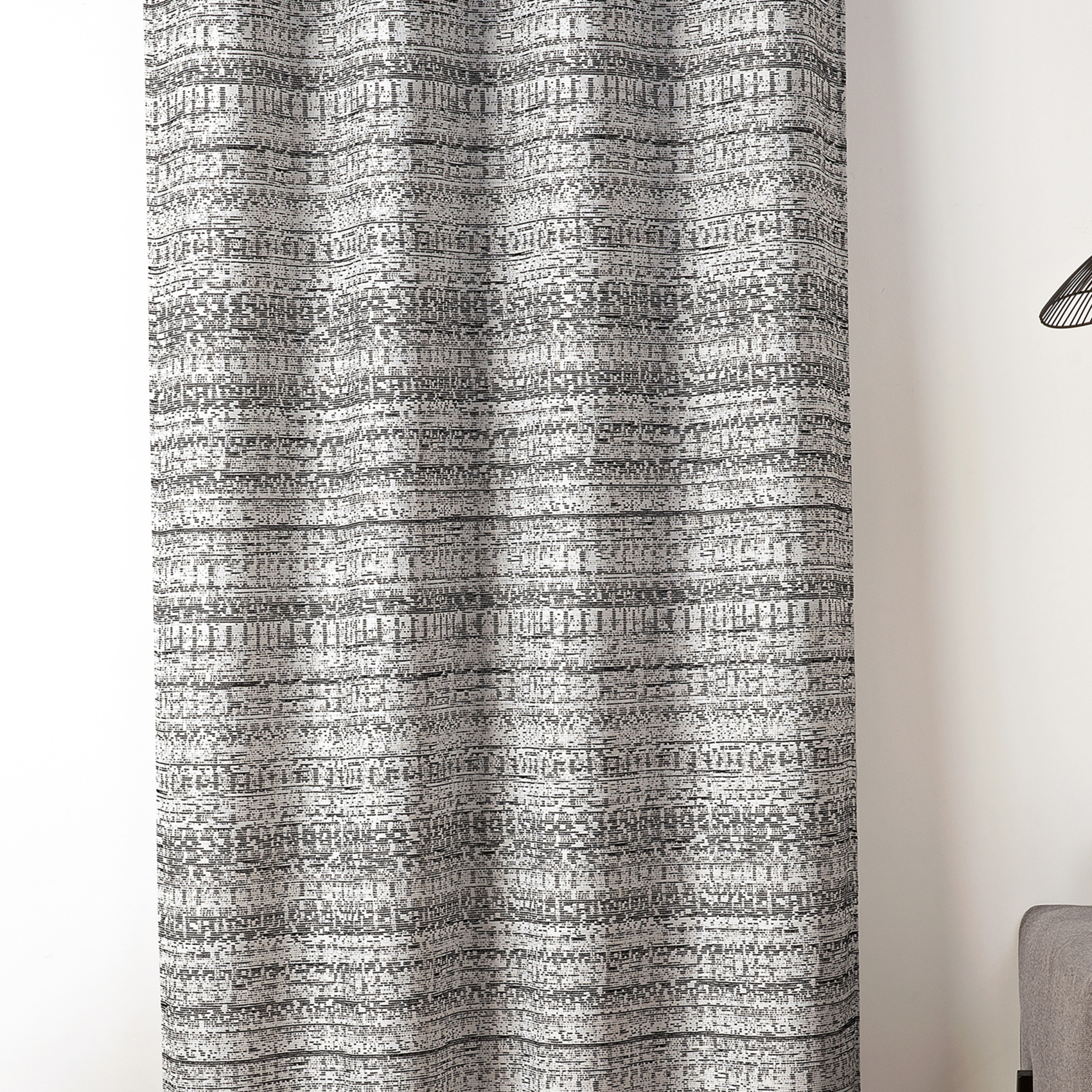 Tissu jacquard texturé inspiration minérale — vue 3