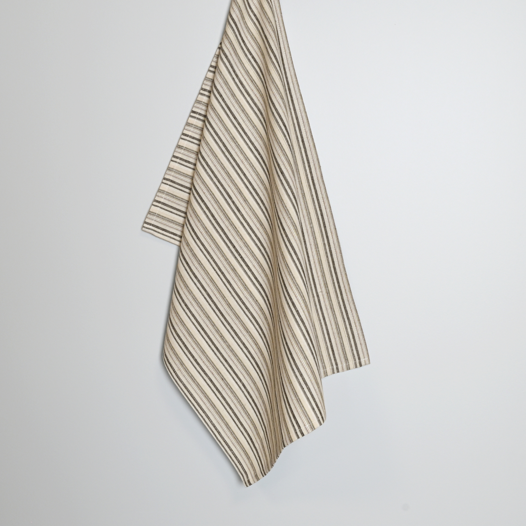 Torchon de cuisine rayures fines en coton — vue 5