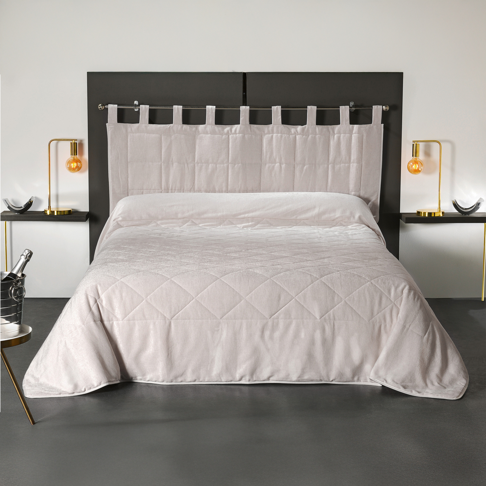 Coussin Tête de Lit à l' Aspect Velours