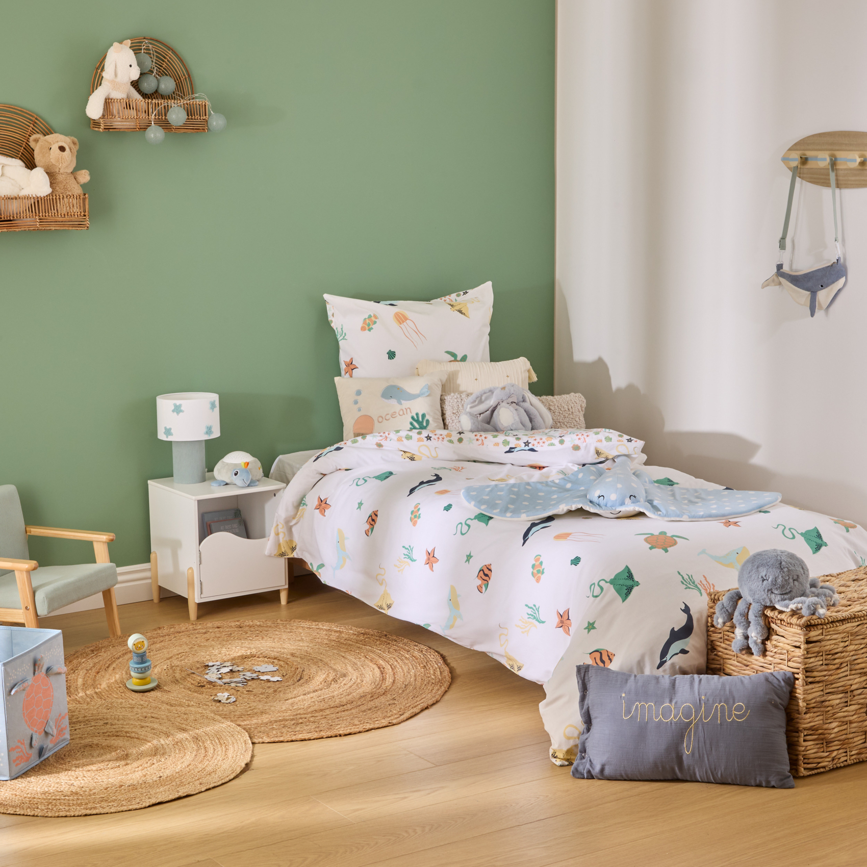 Parure de lit 2 pièces mer housse + taie — vue 4