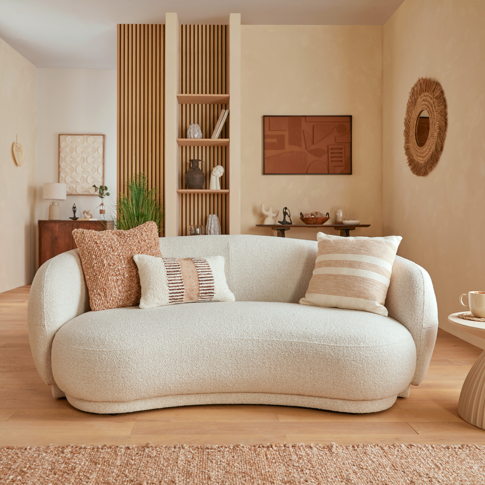 Canapé fixe 2 places au design organique — vue 6