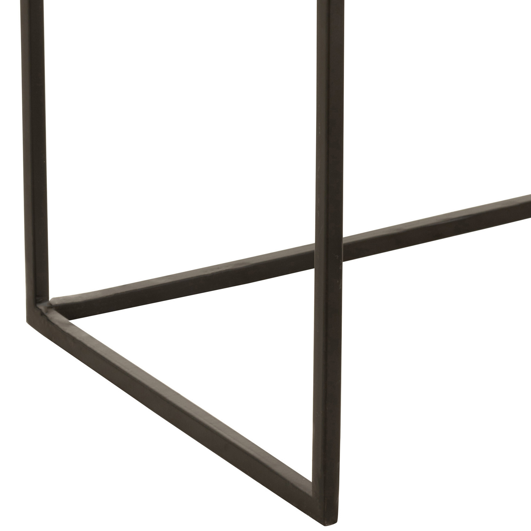 Lot de 3 table gigognes rectangulaires en aluminium — vue 6