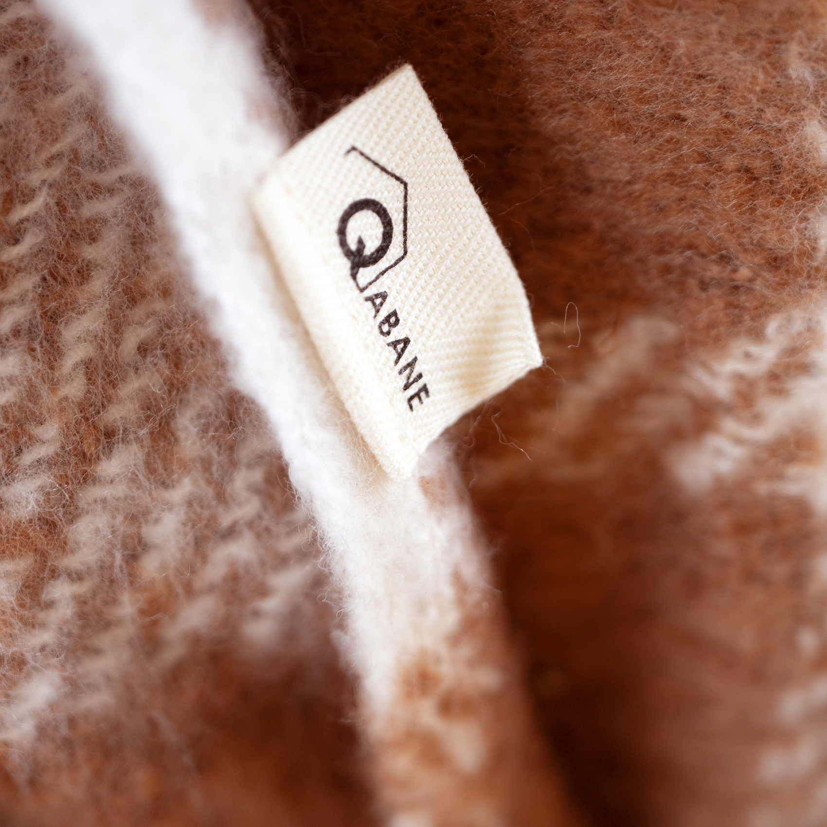 Plaid à carreaux aspect mohair avec franges — vue 5