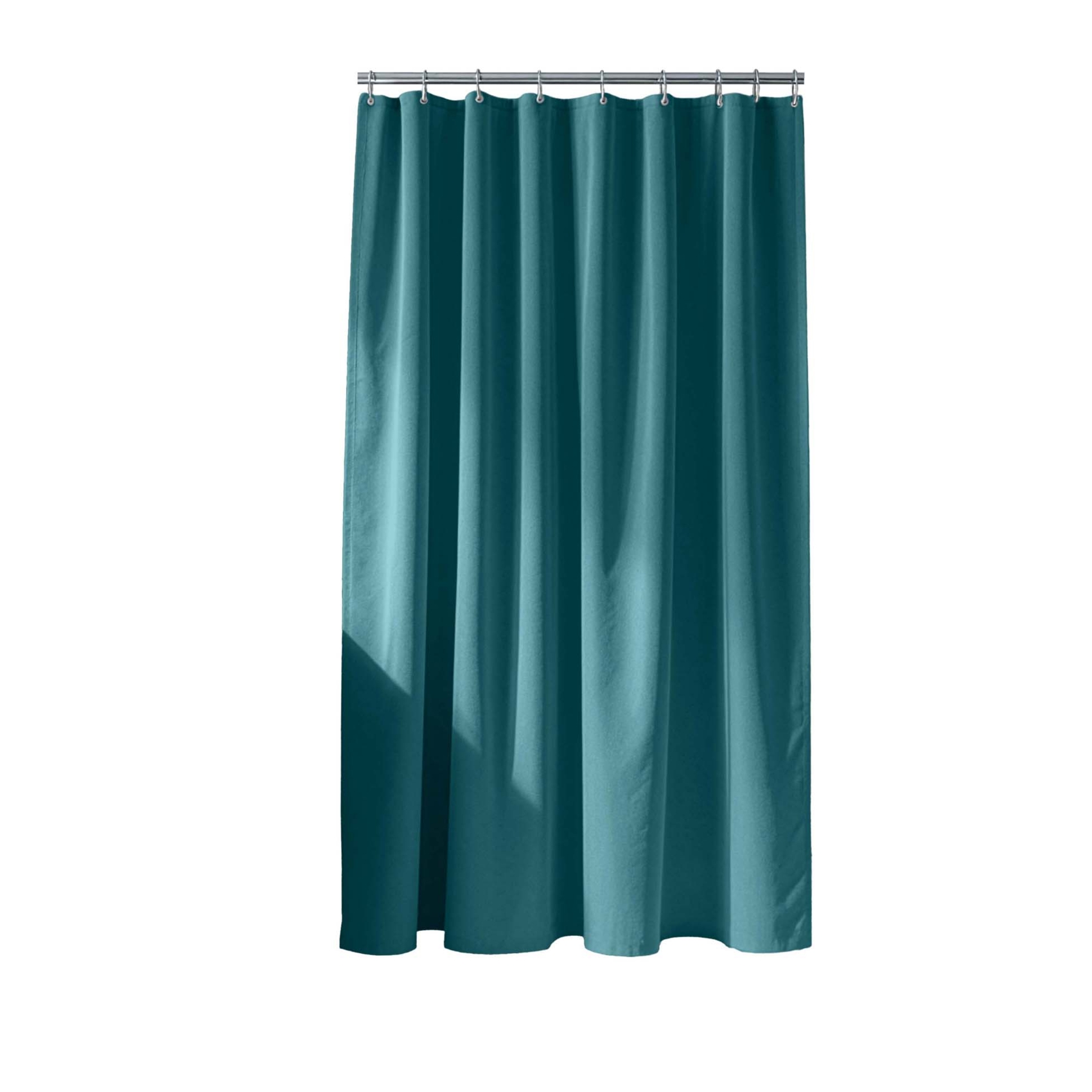 Rideau de douche uni avec crochets — vue 6