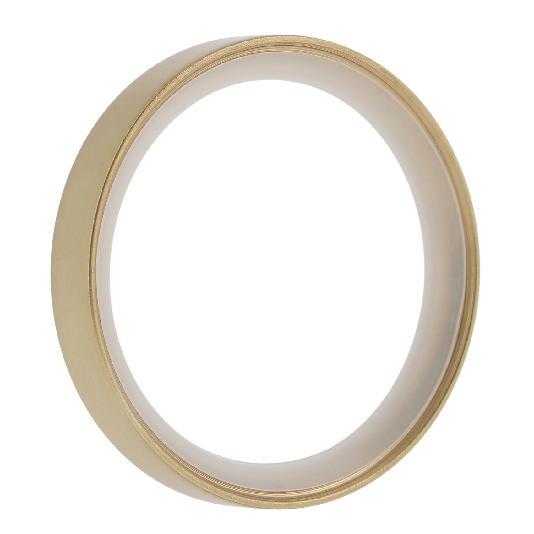 Lot de 10 anneaux plats pour tringle D28 mm doré mat