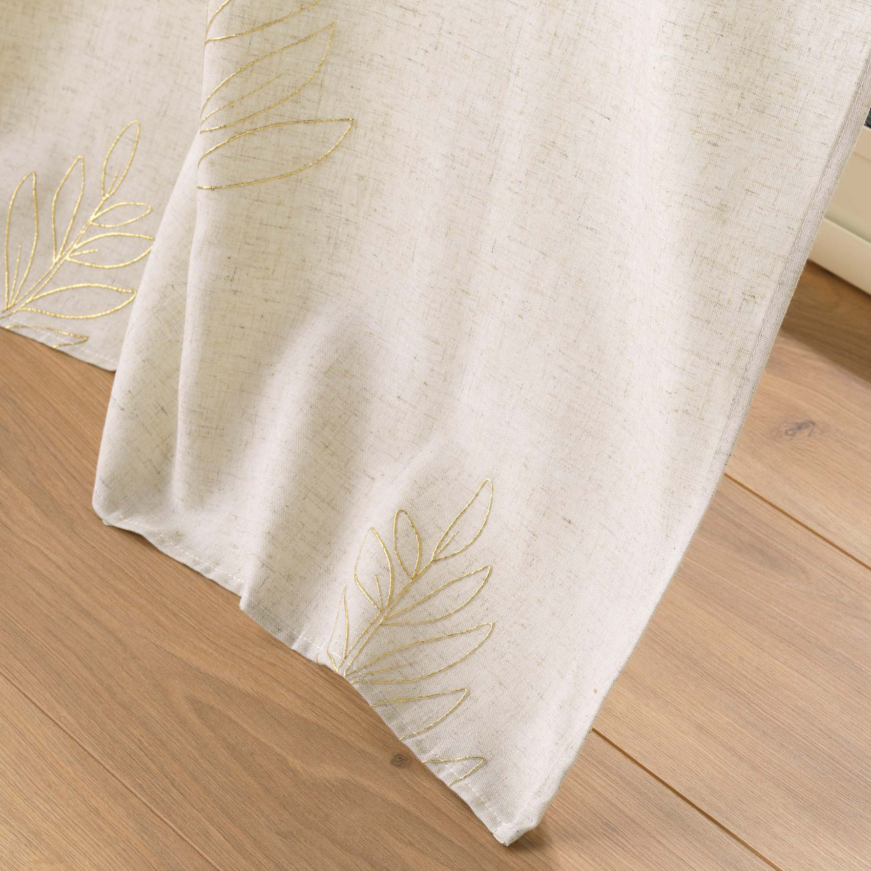 Rideau en poly/lin à impressions métallisées — vue 5