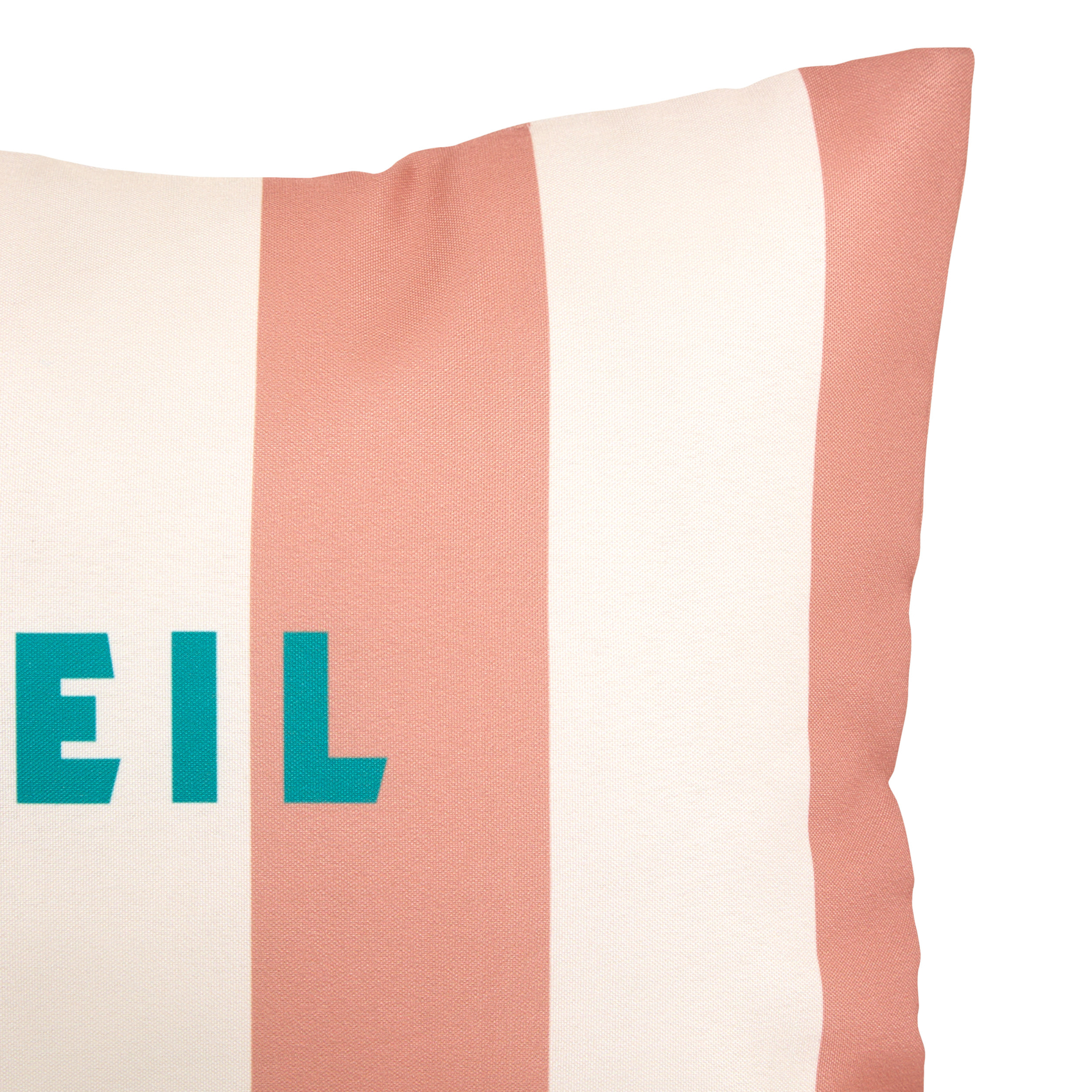 Coussin extérieur rayé Le soleil — vue 5