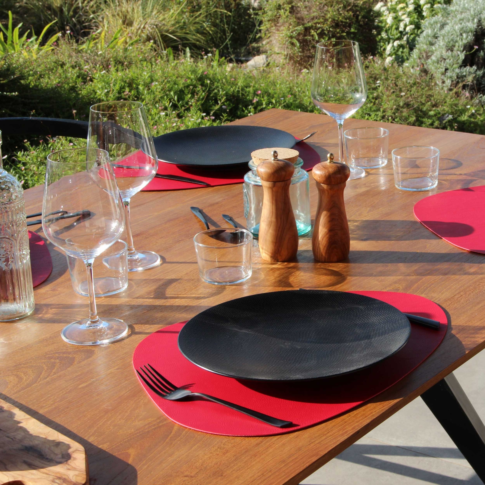 Set de table antidérapant design galet — vue 5