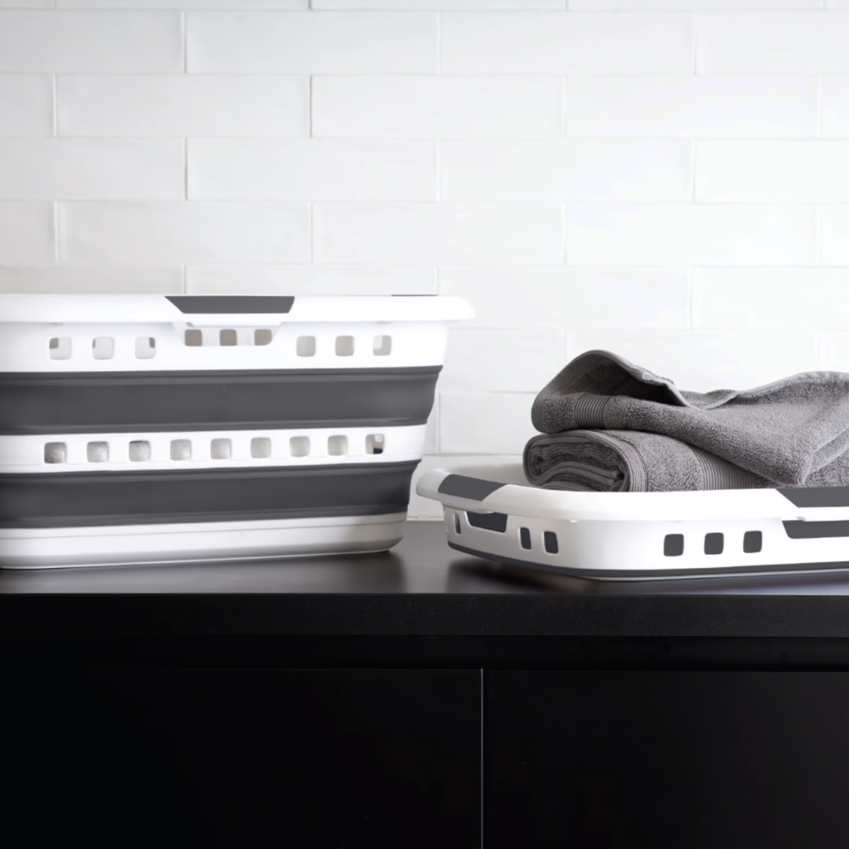 Panier à linge rétractable 45L — vue 3