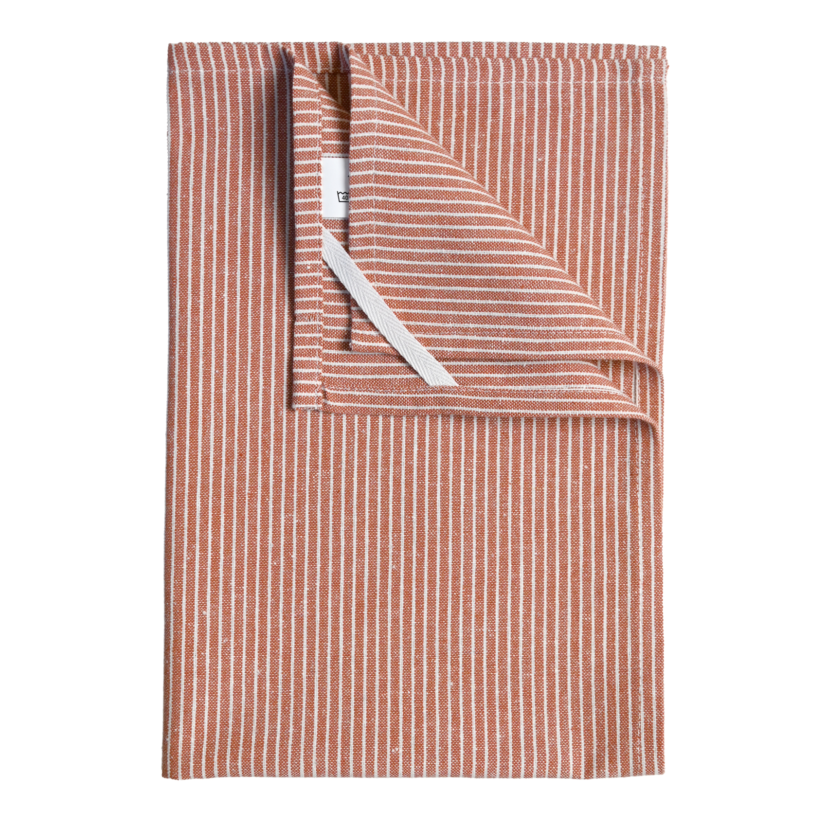 Torchon de cuisine en coton à fines rayures tissées — vue 6