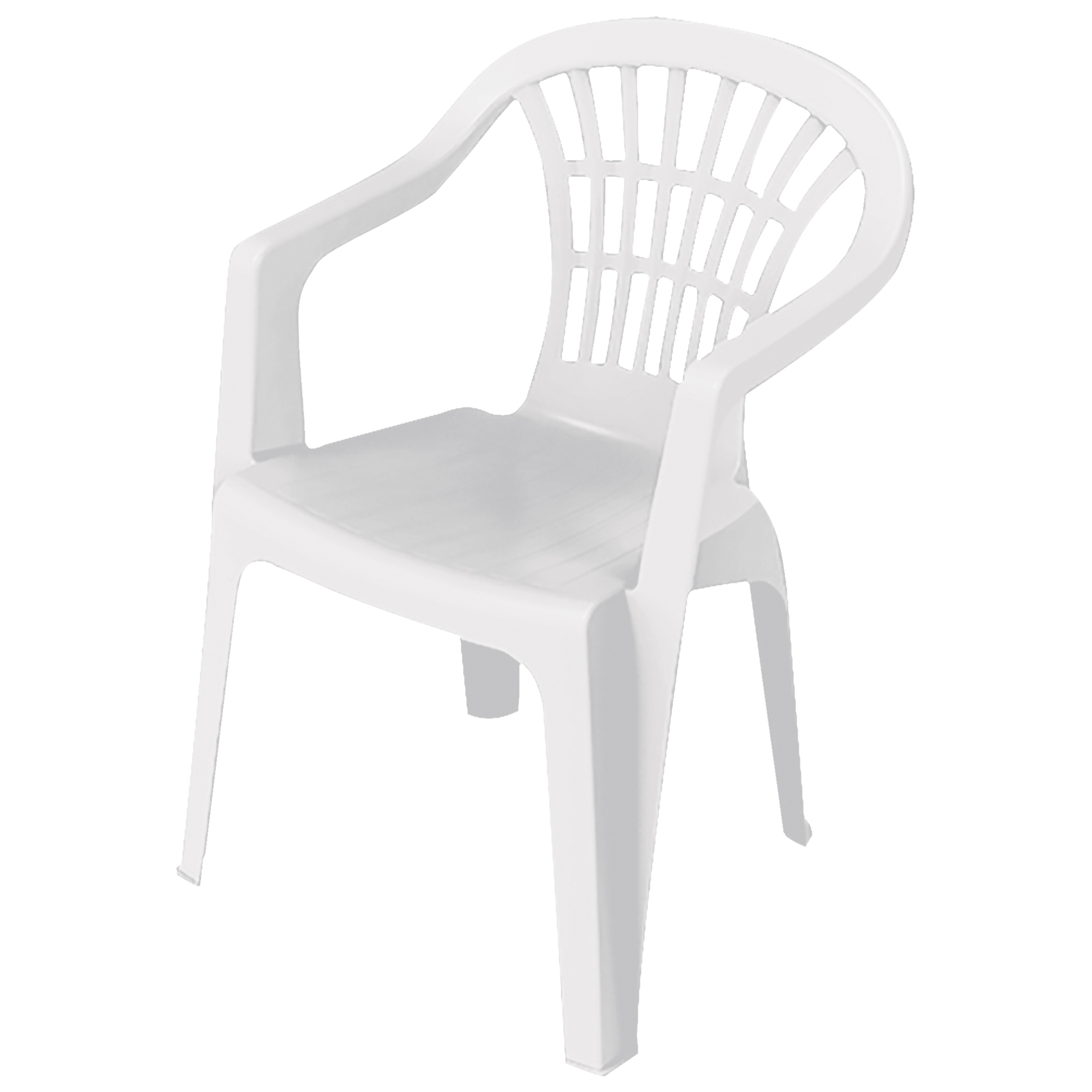 Salon de jardin en résine – Table ovale et 4 fauteuils — vue 3