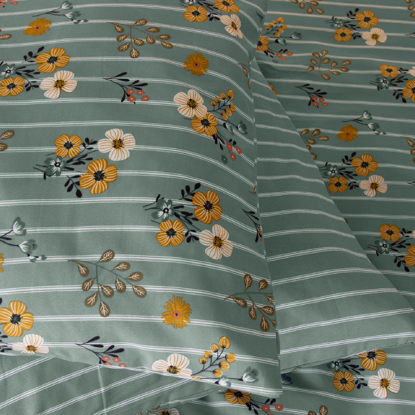 Parure de lit 3 pièces motif bouquets floraux — vue 6