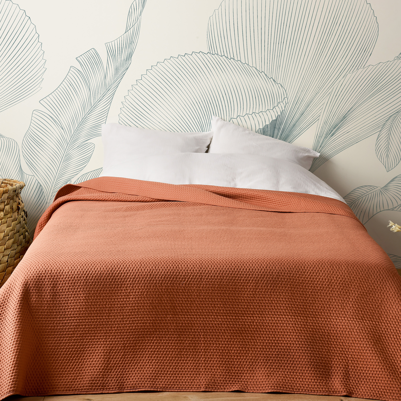 Jeté de lit matelassé léger motif capitonné — vue 5