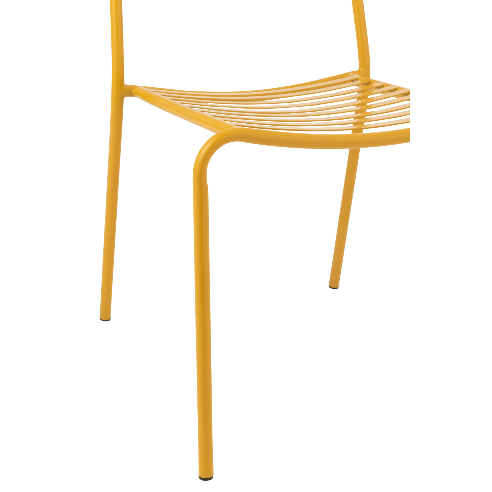 Chaise de jardin en métal avec dossier à lattes — vue 5