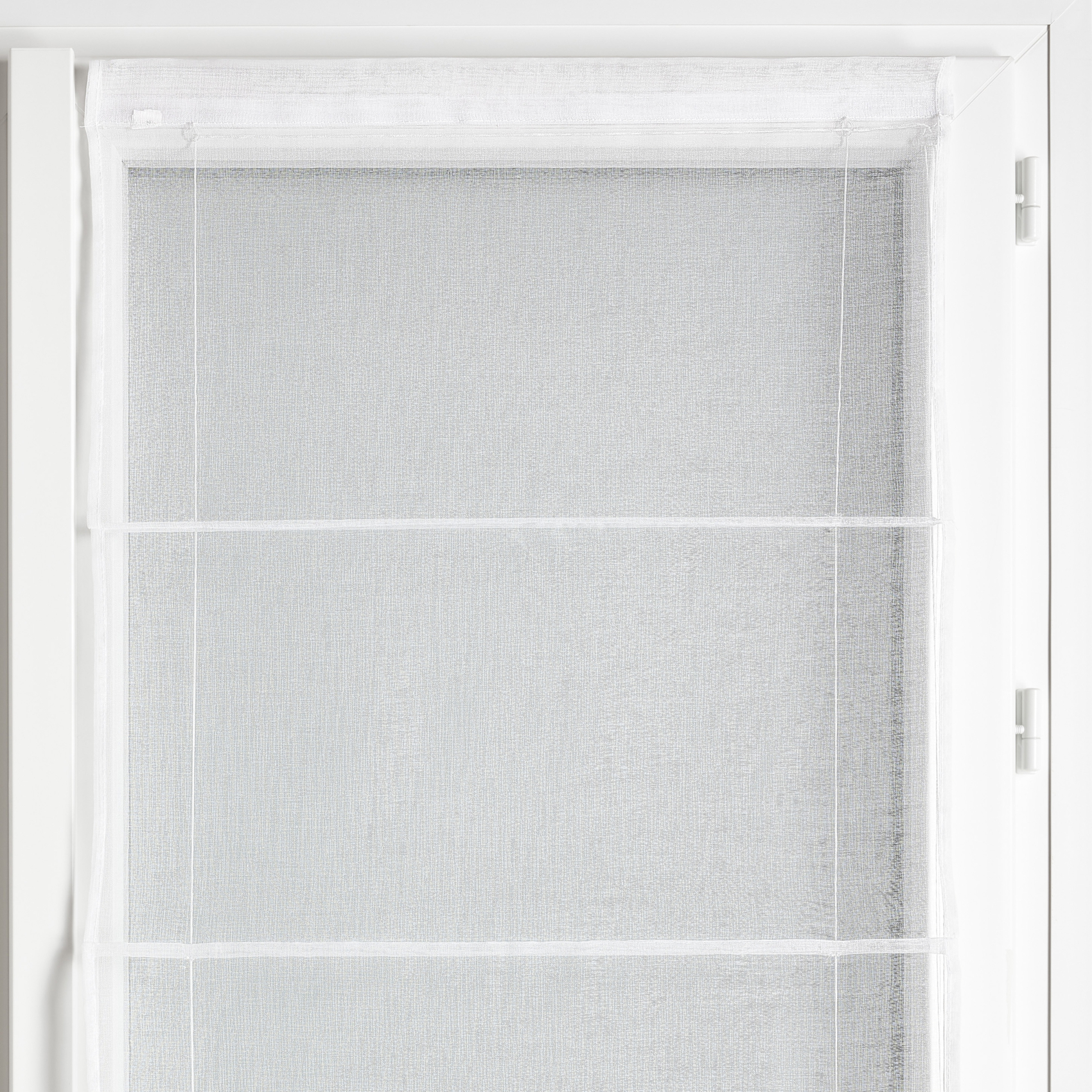 Store bateau en étamine blanc — vue 3