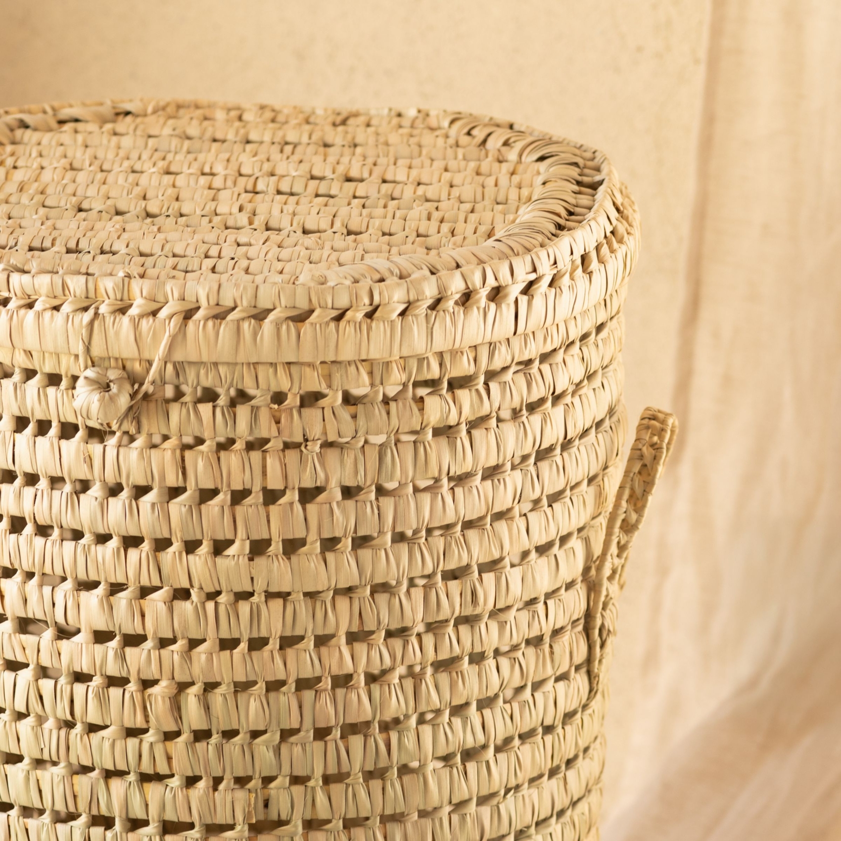 Panière à linge ronde palmier — vue 3