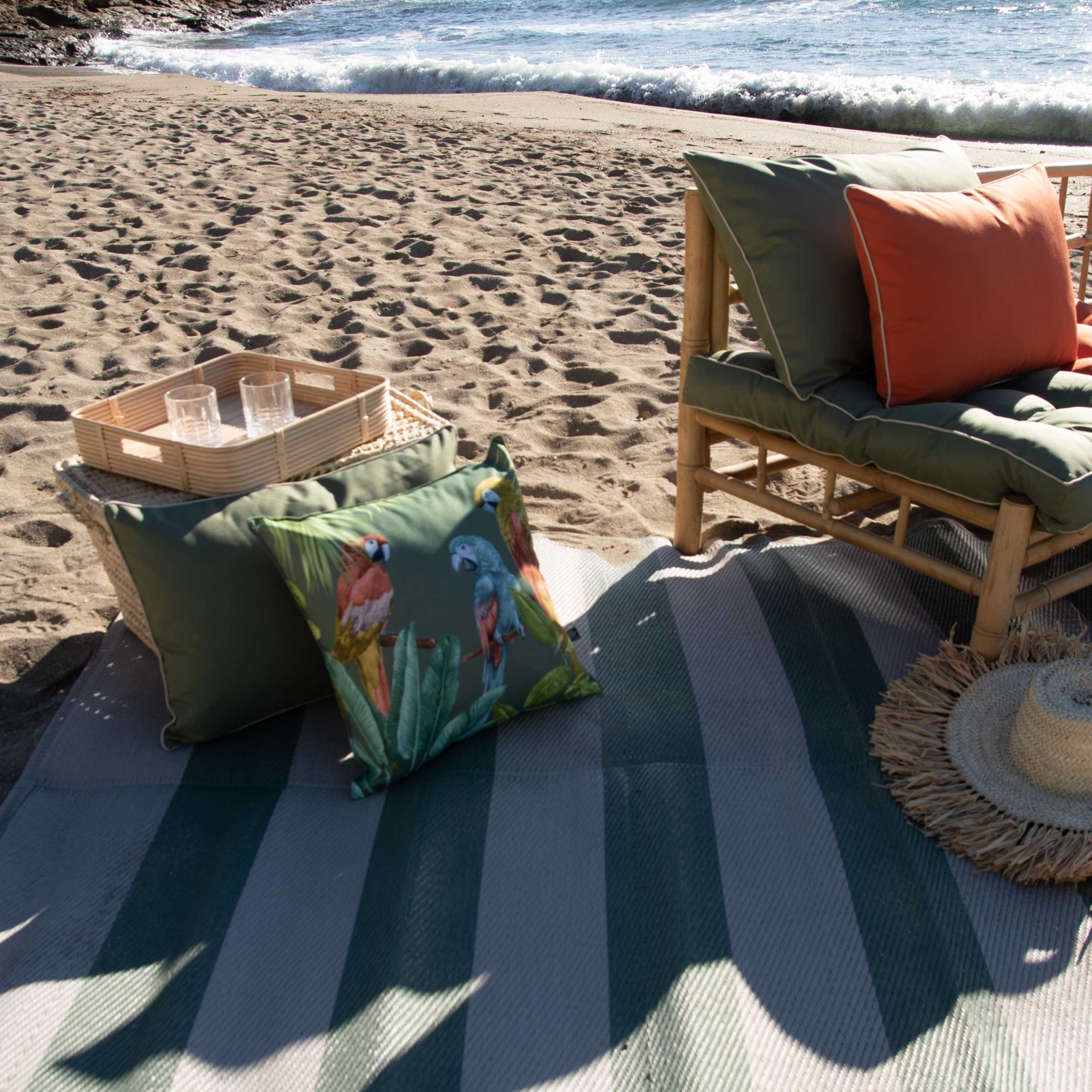 Tapis d’extérieur à rayures — vue 6