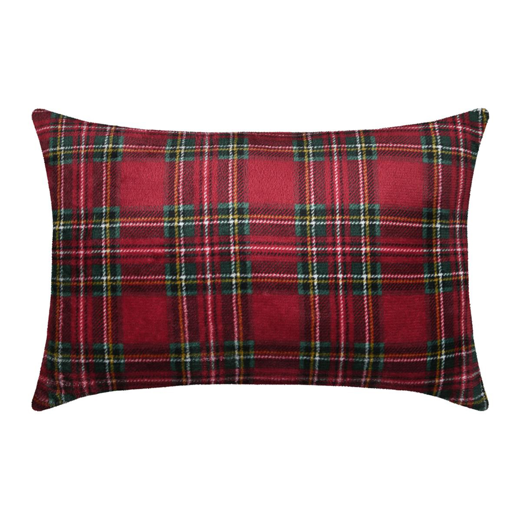 Coussin à carreaux écossais