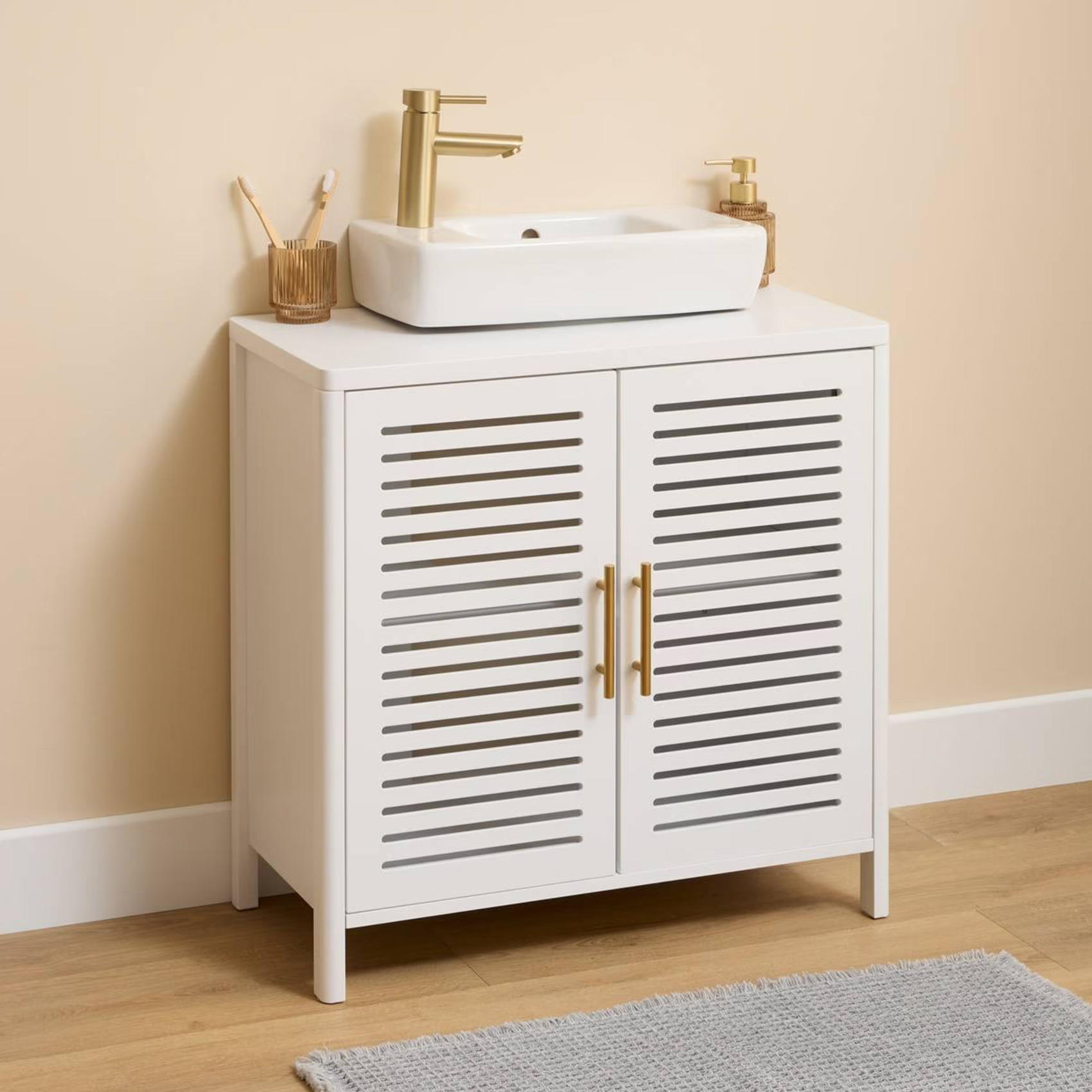 Meuble sous-lavabo 2 portes — vue 4
